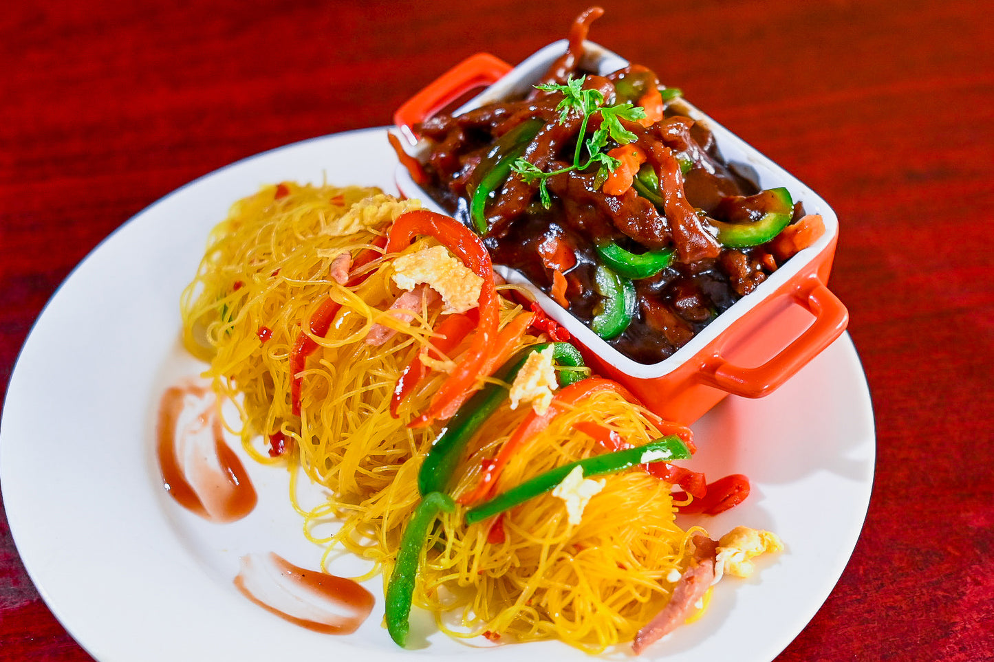 Prawn and Chicken Vermicelli Noodles