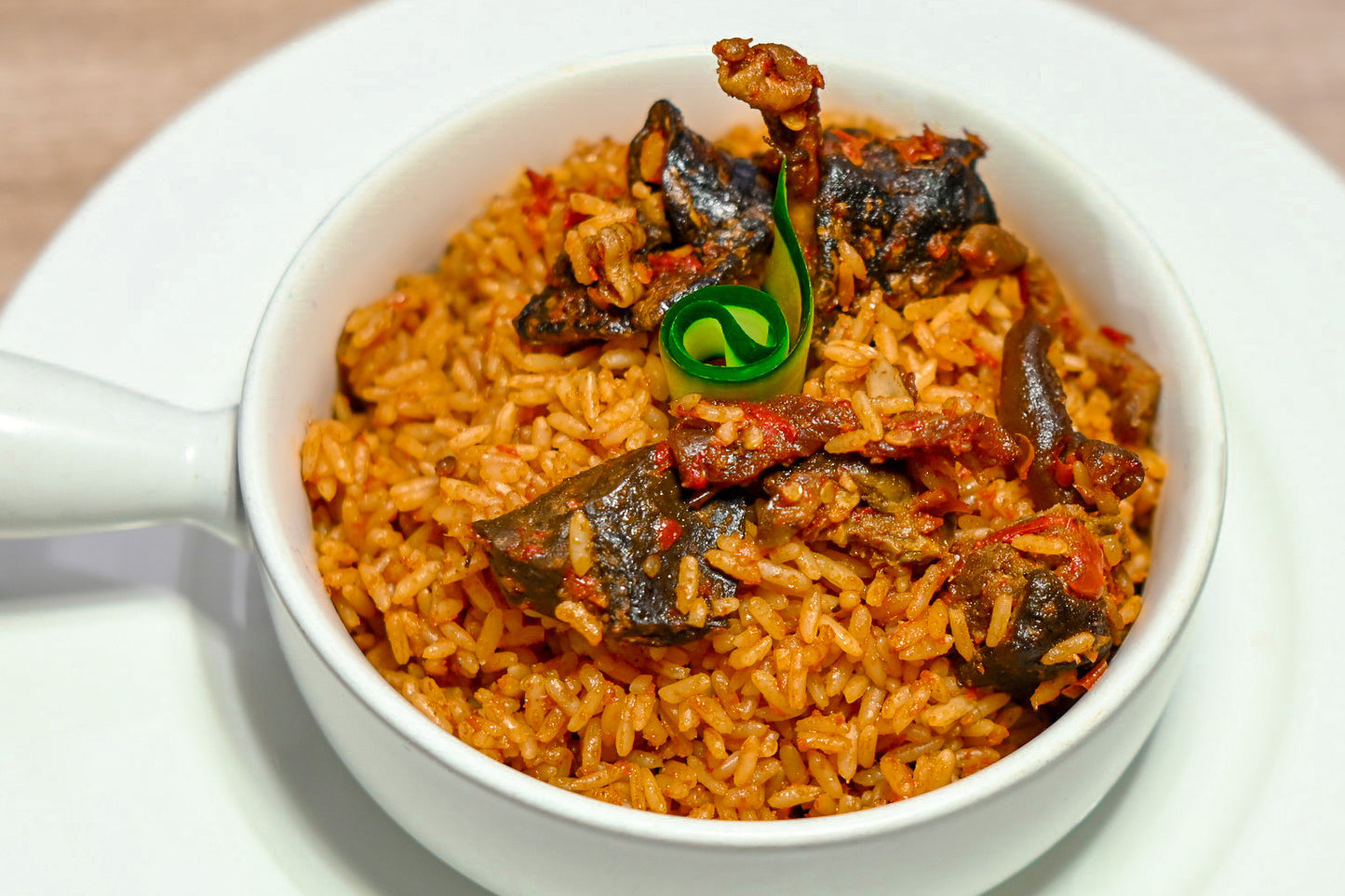 Goatmeat Jollof Rice