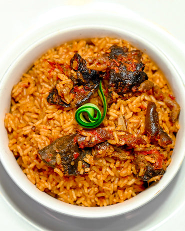 Goatmeat Jollof Rice